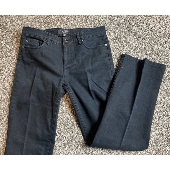 Talbots Black Petite Slim Fit Jeans Boot Cotton/Lycra Blend 6 Petite - Picture 2 of 10
